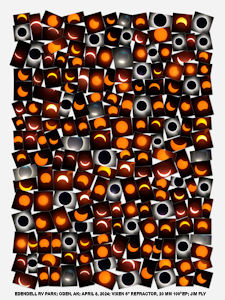 Solar Eclipse Collage Print